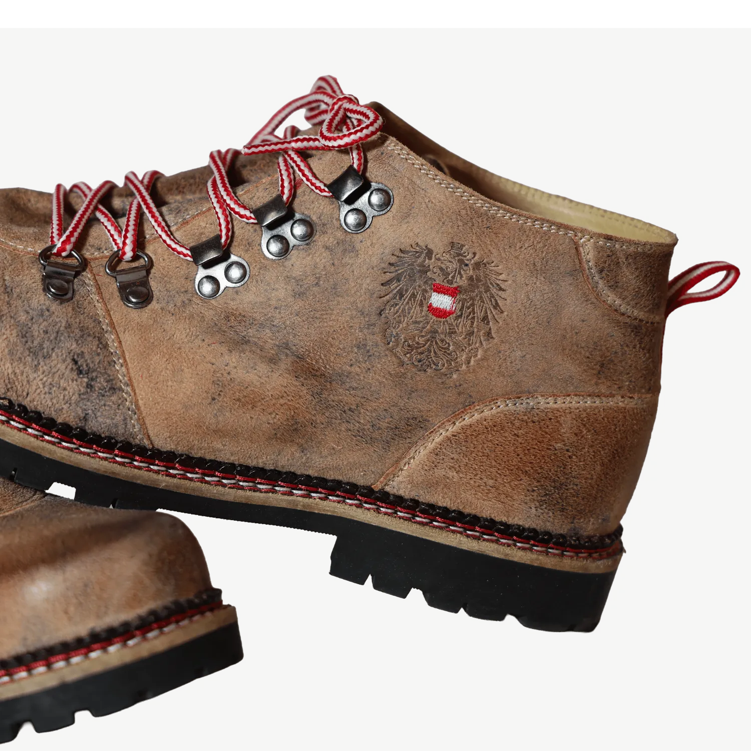 Österreich Leder Schuhe trachtig