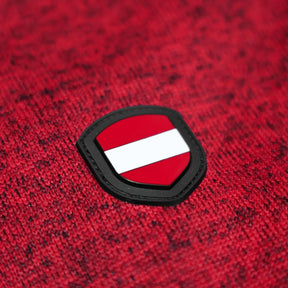 Österreich Kultjacke mit Kapuze - DUO Schwarz/Rot