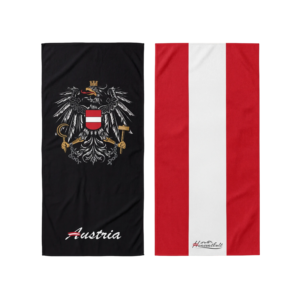 Österreich Adler Badetuch - Mikrofaser XXL