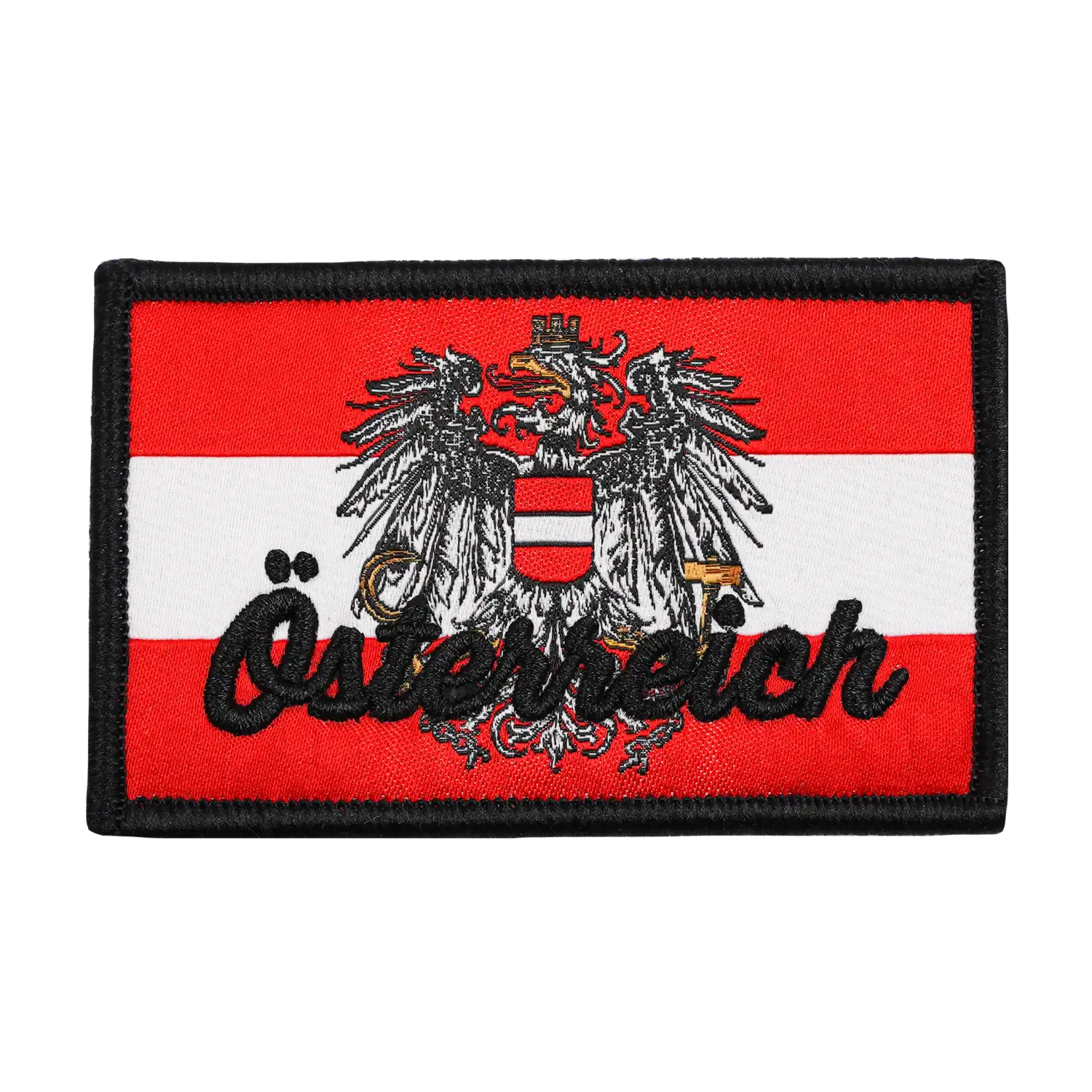 Österreich Patch mit Klett