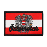 Österreich Patch mit Klett