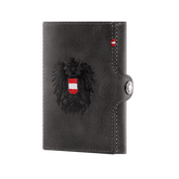 Österreich Slim Wallet Damen schwarz #Farbe_Schwarz Leder