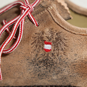 Österreich Stick Leder Schuhe