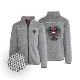 Österreich Trachten Fleece Weste hellgrau #Farbe_Grau-Strick