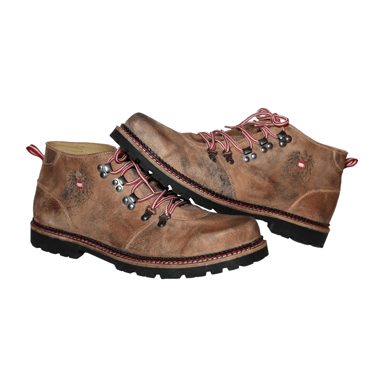 Österreich Trachten Schuhe Leder Herren