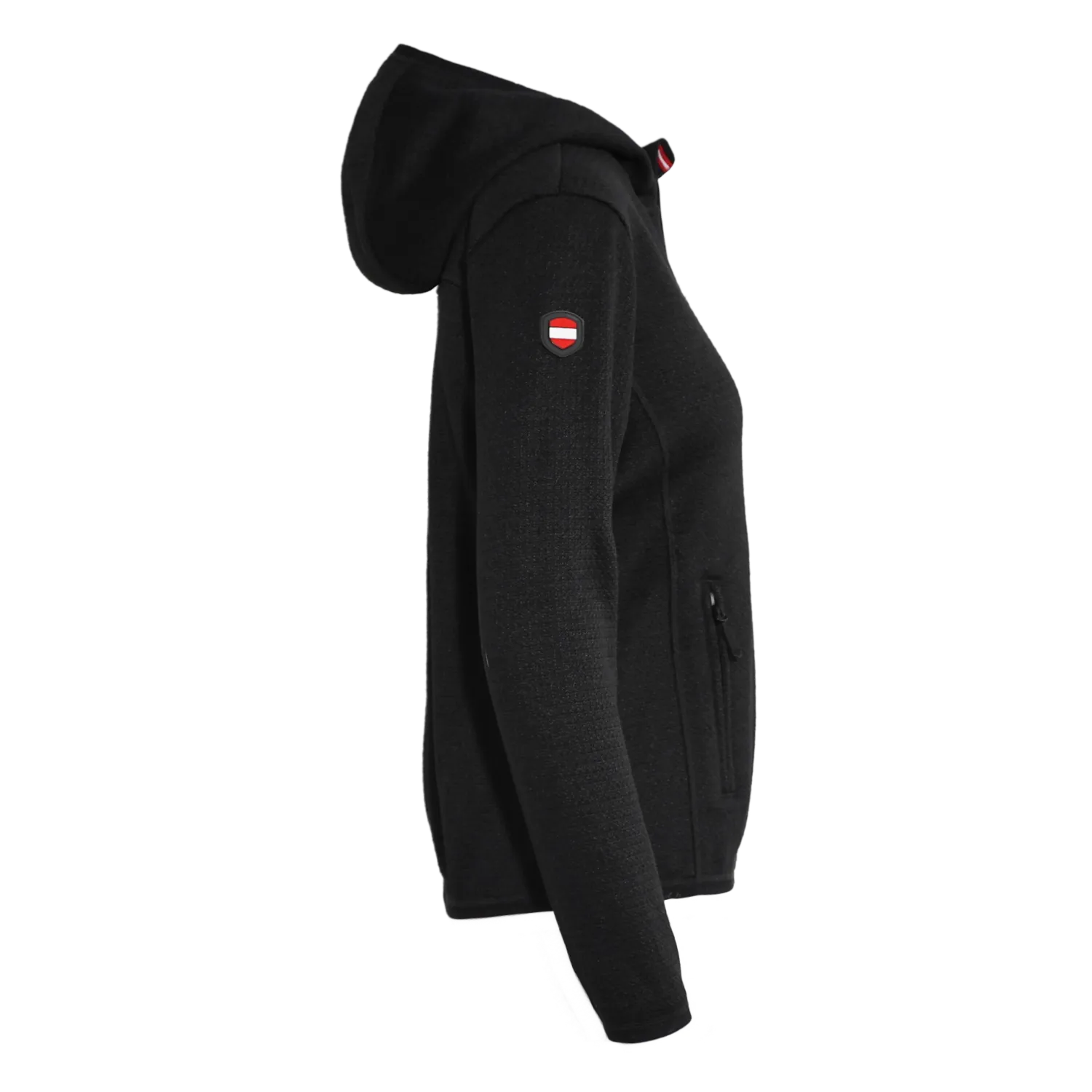 Österreich Kultjacke mit Kapuze - Strickoptik