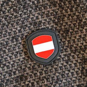 Österreich Kultjacke mit Kapuze - Strickoptik
