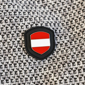 Österreich Kultjacke mit Kapuze - Strickoptik