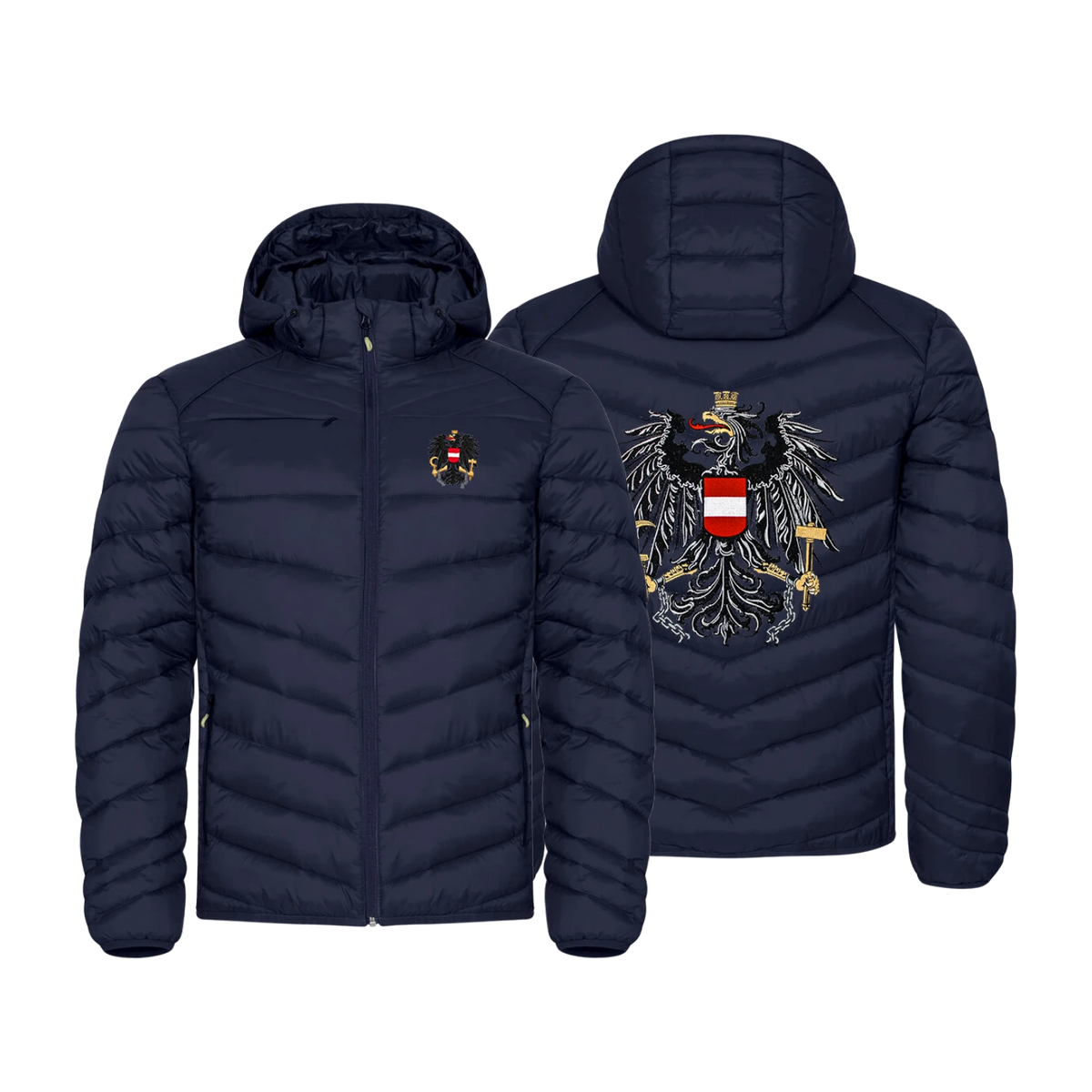 Österreich Winter Steppjacke dunkelblau #Farbe_Dunkelblau