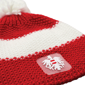 Österreich Winter Strickmütze mit Bommel