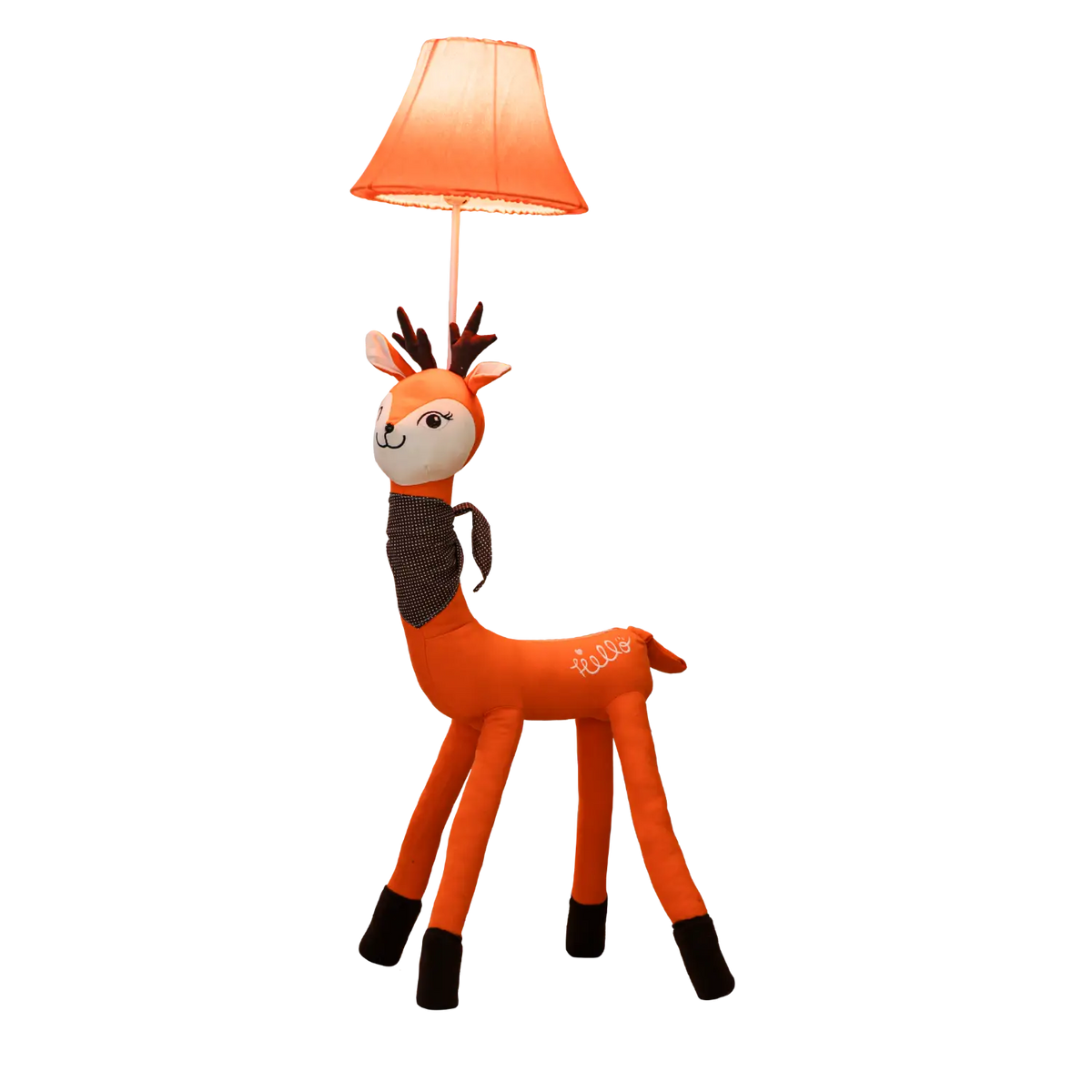 Orange Stehlampe Bambi