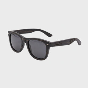 Österreich Holz Sonnenbrille - Schwarz