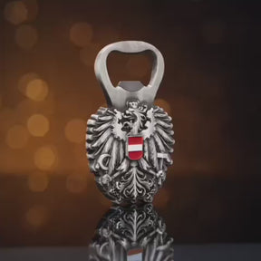 Österreich Adler Metall Bieröffner - Gold