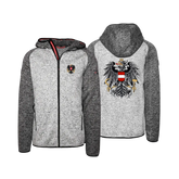 Raglan Kultjacke Herren hellgrau dunkelgrau #Farbe_Hellgrau/Dunkelgrau