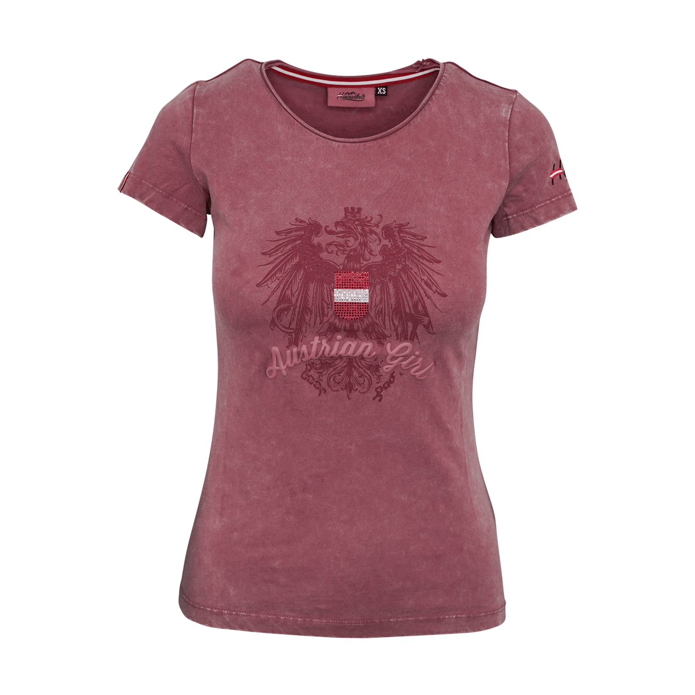 Rosa Austrian Girl T-Shirt von Hoamatkult