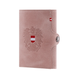 Rosa Damen Slim Wallet Österreich Adler #Farbe_Altrosa