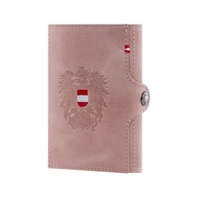 Adler Slim Wallet aus Echtleder mit Spiegel, Münzfach & RFID-Schutz