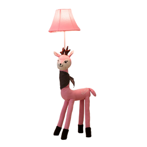 Rosa Stehlampe Bambi Kinderzimmer