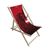 Roter Österreich Adler Strandstuhl