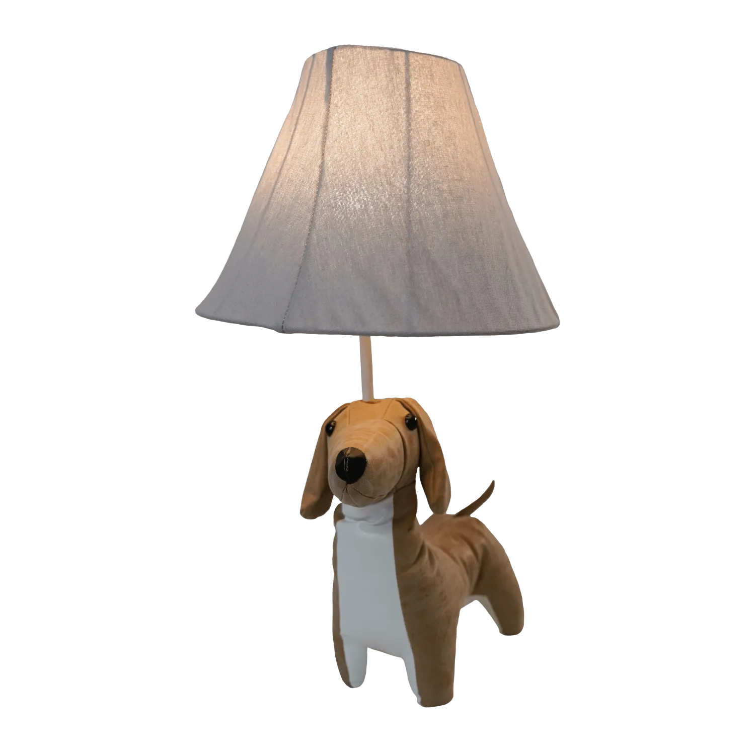 Schreibtisch Lampe Kinderzimmer Hund braun