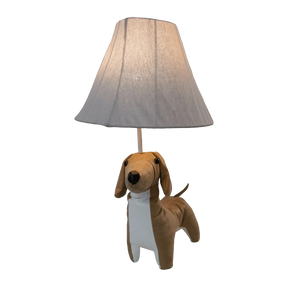 Schreibtisch Lampe Kinderzimmer Hund braun