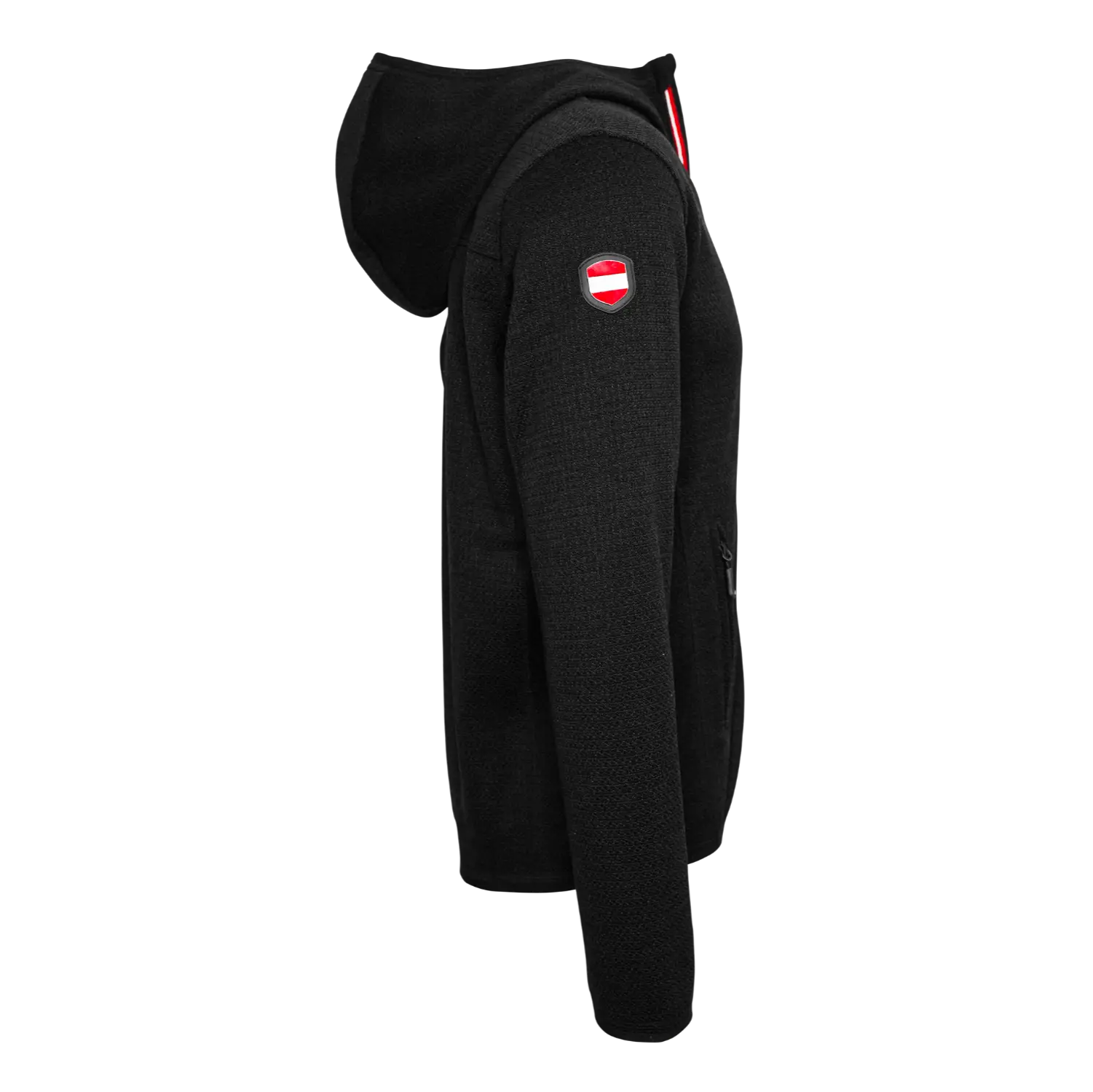 Österreich Kultjacke mit Kapuze - Strickoptik