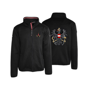 Österreich Kultjacke ohne Kapuze - Strickoptik