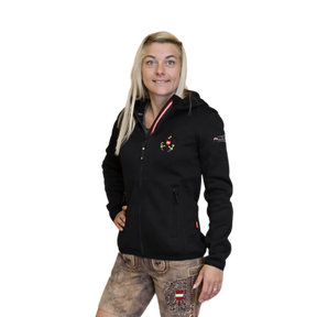 Österreich Kultjacke mit Kapuze - Strickoptik