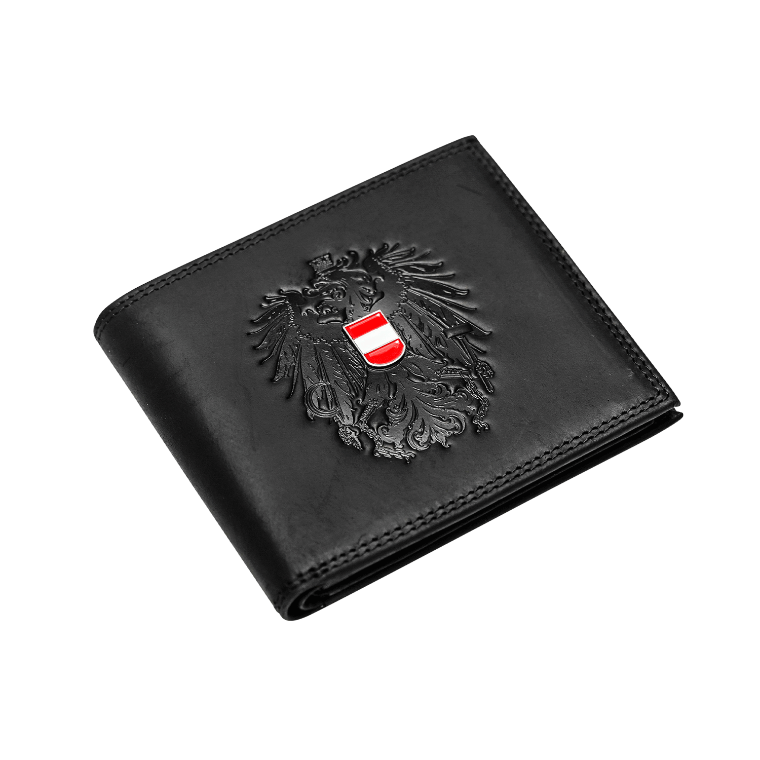 schwarze Vintage Geldtasche
