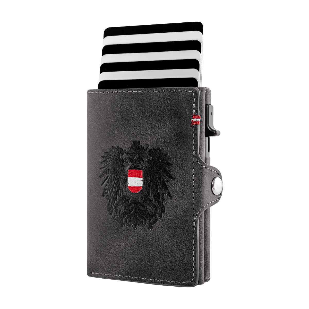 Schwarzes Flip Wallet Österreich Adler #Farbe_Schwarz