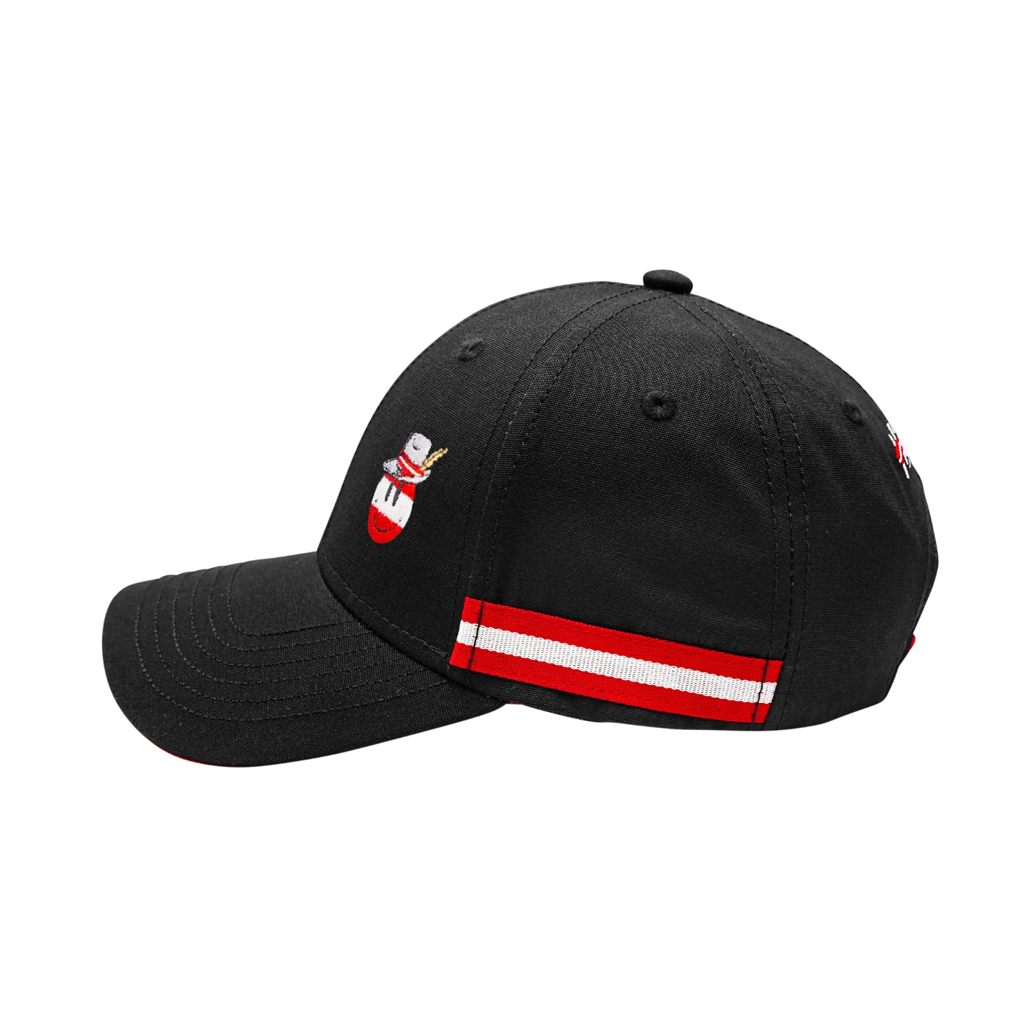 Schwarzes Kult Smiley Cap Hoamatkult