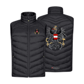 Schwarzes Österreich Adler Gilet wattiert #Farbe_Schwarz
