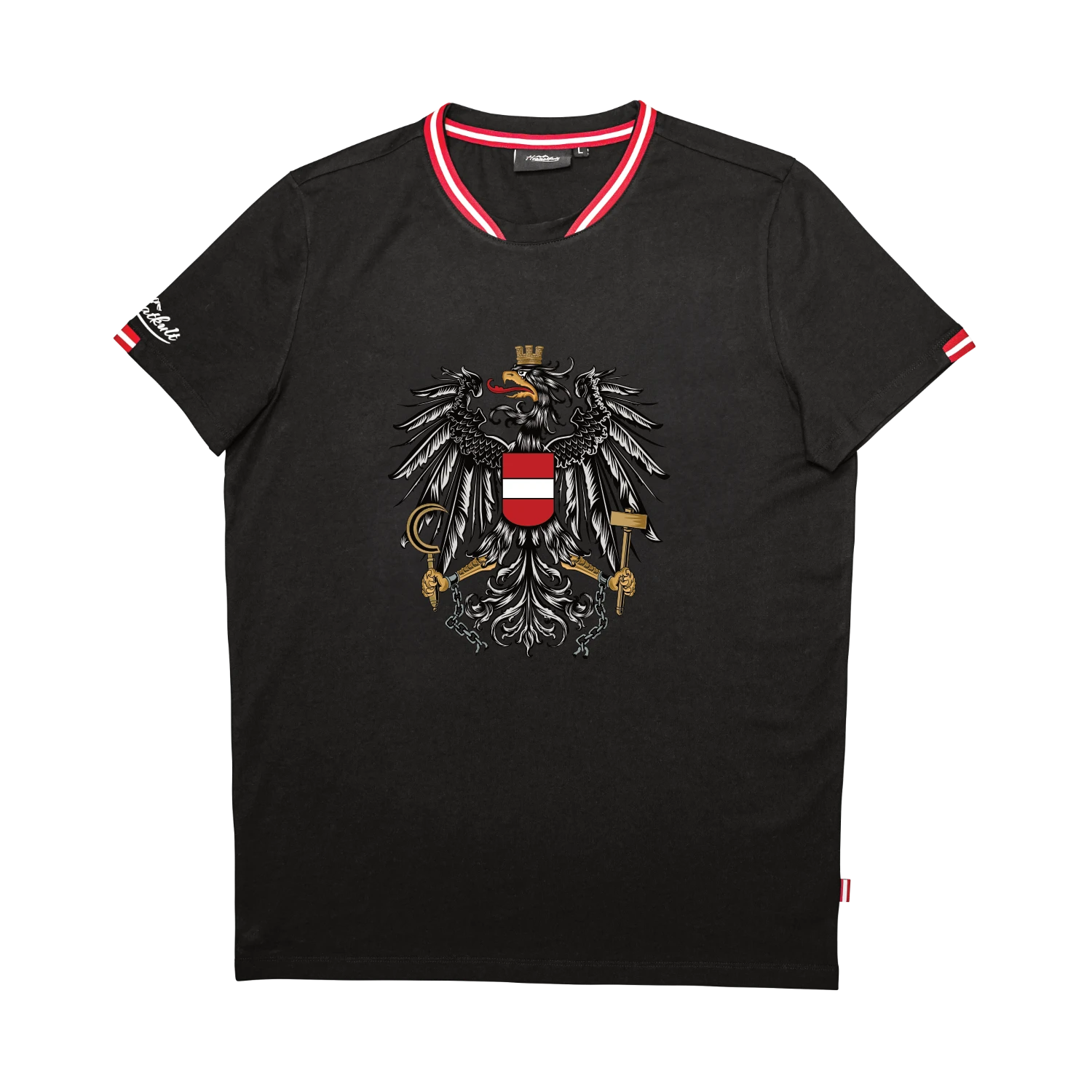 Schwarzes Österreich Adler T-Shirt