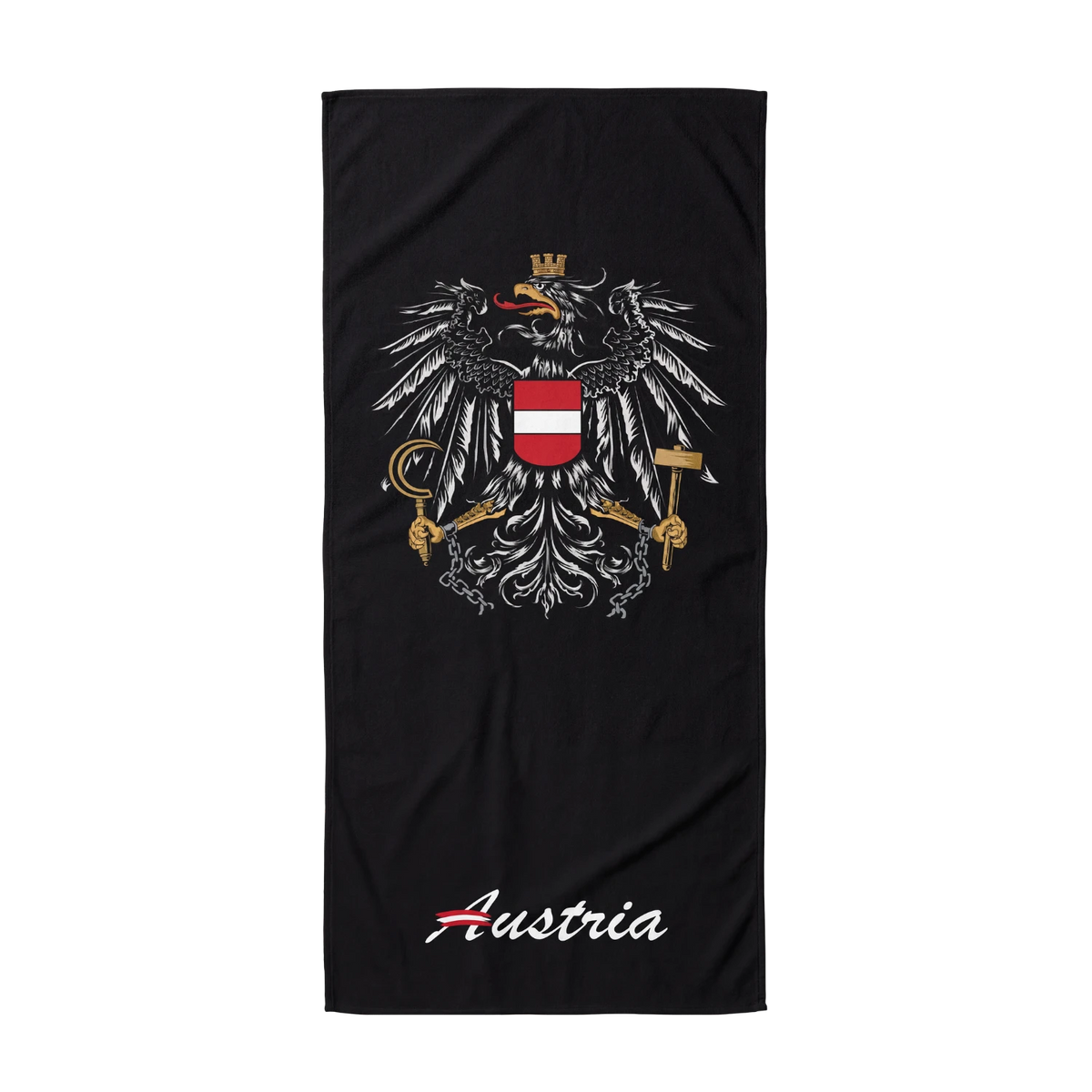 Österreich Adler Badetuch - Mikrofaser XXL
