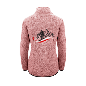 Ski Damen Kultjacke ohne Kapuze rosa