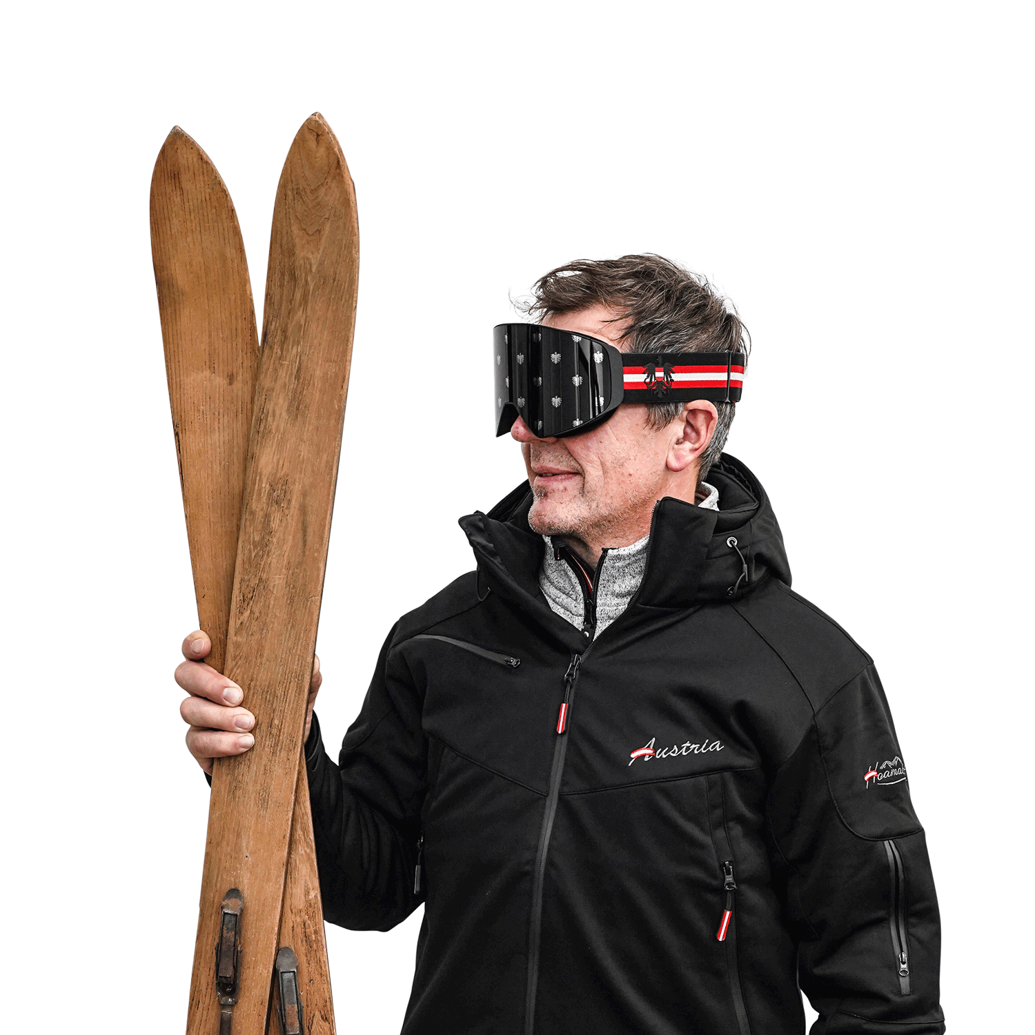 Geschenkpaket Weihnachten - Österreich Skibrille + GRATIS Multiscarf & Skifix