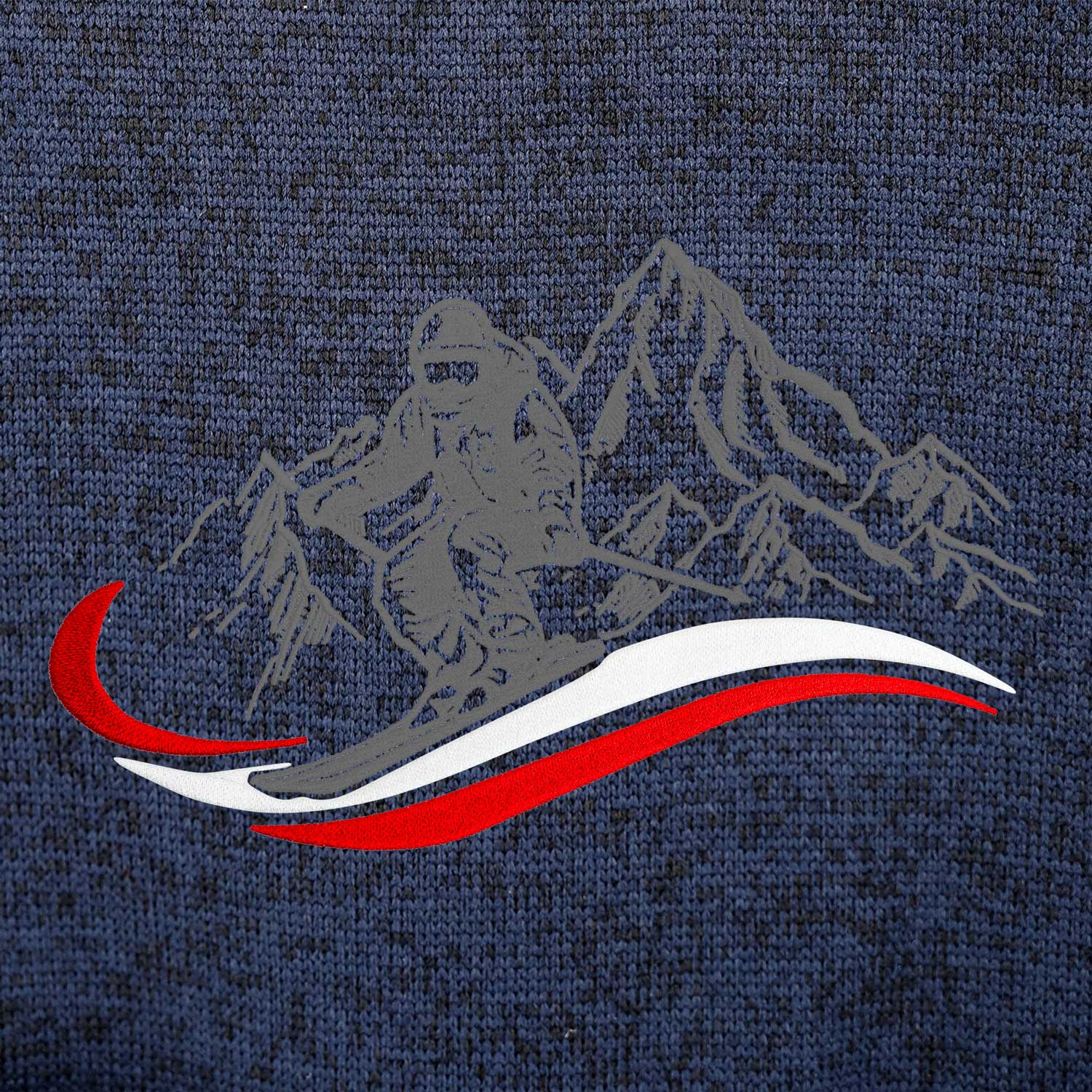 Kultjacke ohne Kapuze - Austria Ski rot
