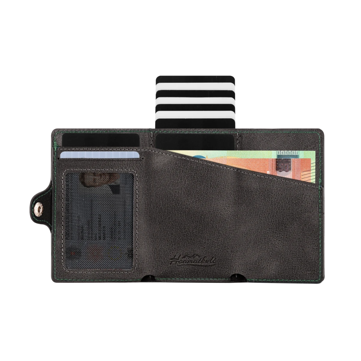 Adler Smart Wallet mit Karten-Pop-Up Funktion aus Echtleder - Steiermark