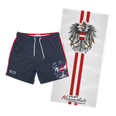 Sommer Kombo Badehose Badetuch