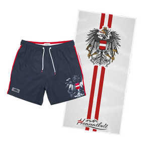 Sommer Kombo Badehose Badetuch