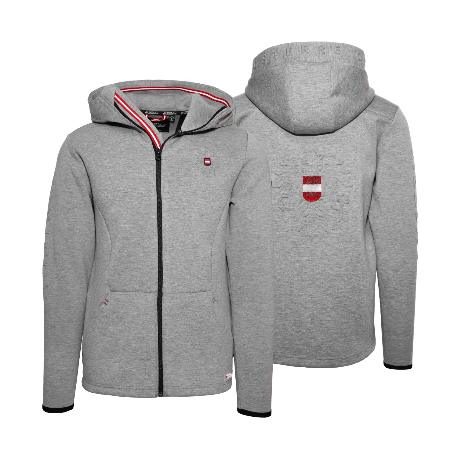 Österreich Adler Lifestyle Kapuzenjacke