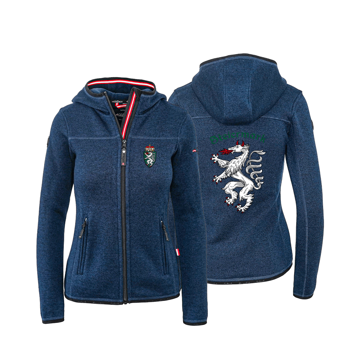 Steiermark Kultjacke dunkelblau Damen #Farbe_Dunkelblau