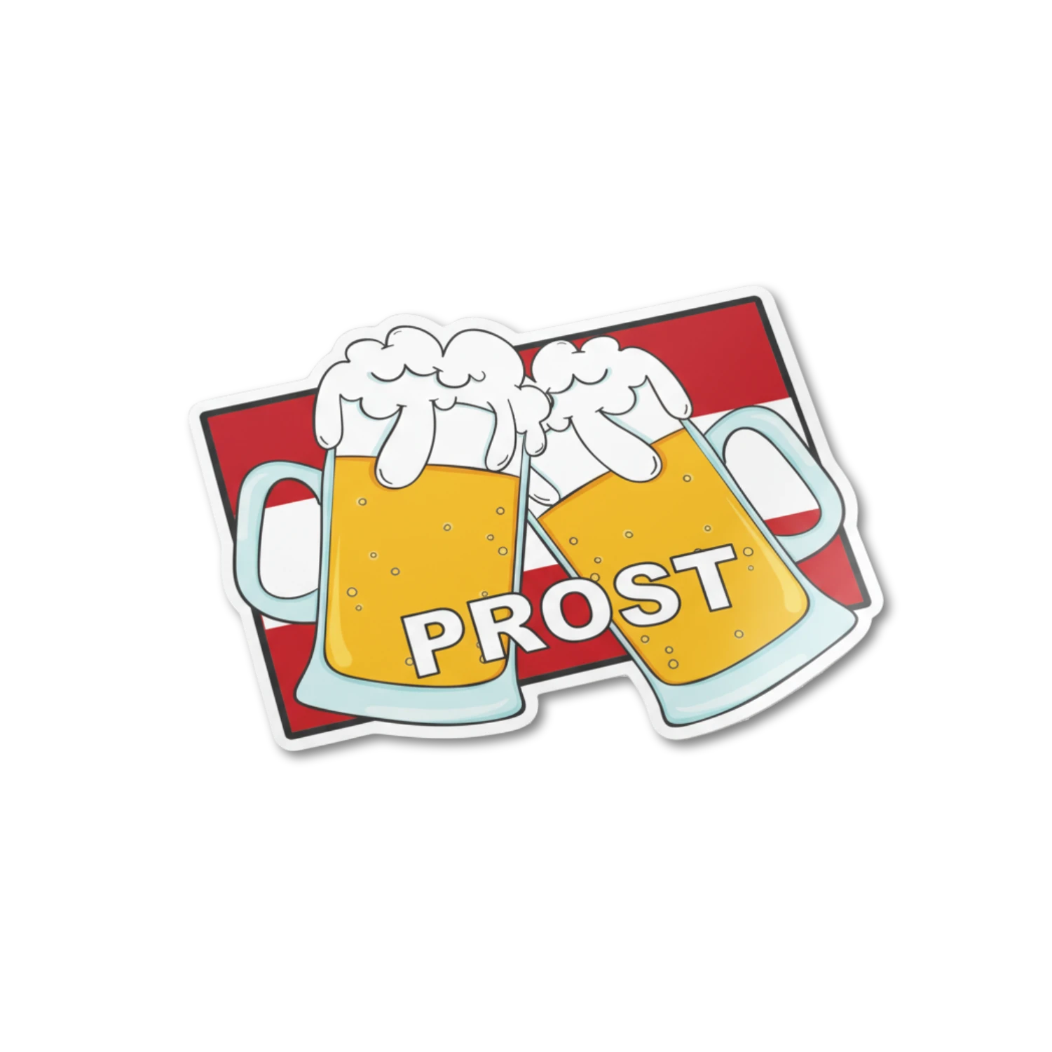 Bier Sticker | Bier Aufkleber | Hoamatkult Bier Prost Sticker