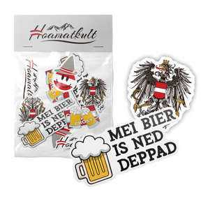 Sticker Packung 5 Stück Geschenk