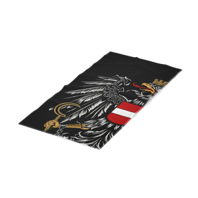 Strandtuch Österreich Adler schwarz Baumwolle