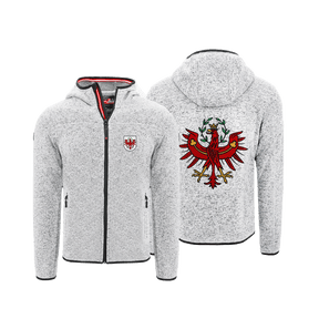 Strickfleece Jacke für Herren mit Tirol Adler