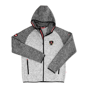 Österreich Raglan Kultjacke mit Kapuze - Kontrastoptik