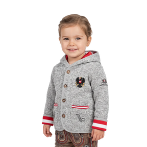 Strickfleece Trachten Jacke Kinder