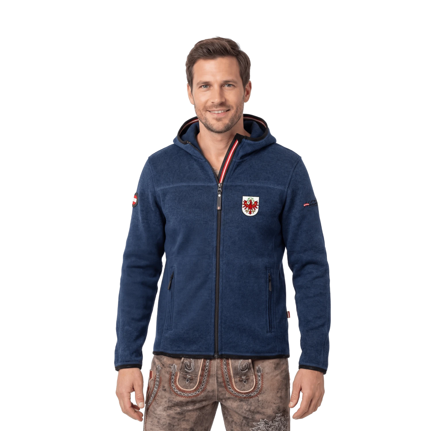 Tirol Kultjacke mit Kapuze - Das Original