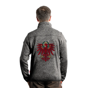 Tirol Kultjacke ohne Kapuze - Dunkelgrau